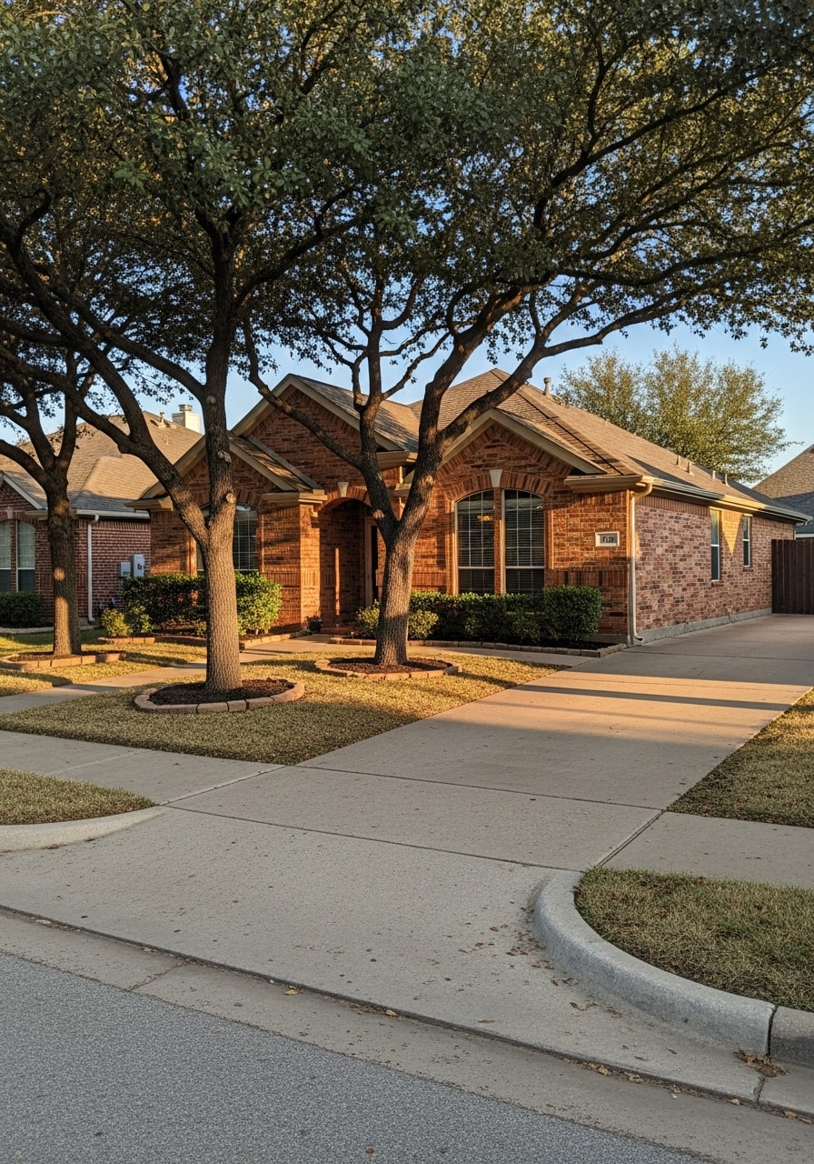 Arlington street view featuring residential properties typical of the city's diverse neighborhood mix.